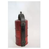 Antique Bolser Fire Extinguisher Set with Metal Holder