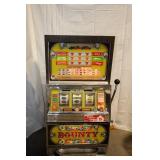 Vintage Bounty Slot Machine with Cherry Wood Finish