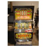 Vintage Bounty Slot Machine with Cherry Wood Finish
