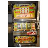 Vintage Bounty Slot Machine with Cherry Wood Finish
