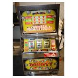 Vintage Bounty Slot Machine with Cherry Wood Finish