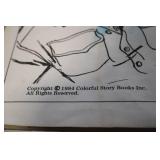 1984 The A-Team Giant Story Coloring Book