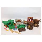 Vintage Castle Building Block Set with Action Figures