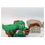 Vintage Castle Building Block Set with Action Figures