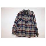 Vintage Plaid Wool Jacket with Button Closure