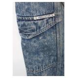 Vintage RigolettO Baggy Denim Cargo Jeans Size 30