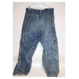 Vintage RigolettO Baggy Denim Cargo Jeans Size 30