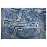 Vintage RigolettO Baggy Denim Cargo Jeans Size 30