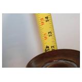 Pair of Ornate Bronze Candle Holders with Antique Finish