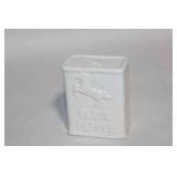 Vintage Ceramic Black Pepper Shaker with Horse Design