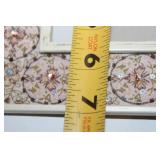 Collection of 3 Decorative Photo Frames with Floral Design