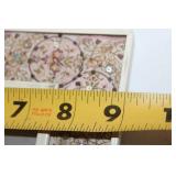 Collection of 3 Decorative Photo Frames with Floral Design