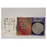 Set of 3 Books: Offset Scrapbook No. 3 and Maze Puzzles by Dave Phillips