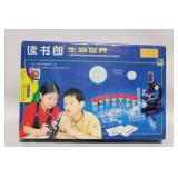 Educational Microscope Set with Slides and Specimens