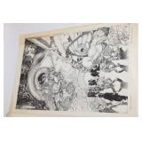 Trio of Richard P. Havard Surrealist Lithographs