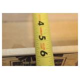 Set of Wooden Boxes and Candle Holder with Farmhouse Design