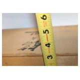 Set of Wooden Boxes and Candle Holder with Farmhouse Design