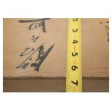 Set of Wooden Boxes and Candle Holder with Farmhouse Design