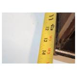 Vintage Wooden Hanging Display Cabinet with Glass Door