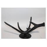 Black Antler Shaped Metal Display Stand
