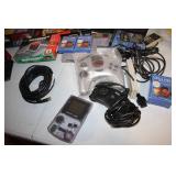 Vintage Gaming Collection with Sony PlayStation, Nintendo 64, and Sega Genesis Consoles