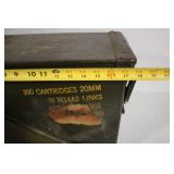 Metal Ammunition Storage Box 100 Cartridges 20MM