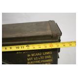 Vintage 1976 Ammunition Box for 20mm Cartridges