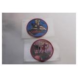 Marvel Collectible Patches: Cannonball & Scarlet Witch Set