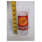 1995 Coca-Cola Sunburst Tall Glass