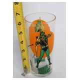 1976 Green Arrow Pepsi Super Series Collectible Glass