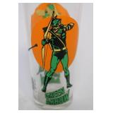 1976 Green Arrow Pepsi Super Series Collectible Glass