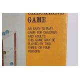 Deluxe Checkline Game with Marbles and Acrylic Board