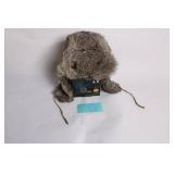 Authentic Rabbit Fur Hat with Ear Flaps