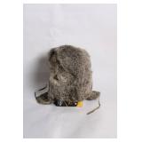 Authentic Rabbit Fur Hat with Ear Flaps