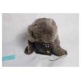 Authentic Rabbit Fur Hat with Ear Flaps