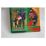 GI Joe vs Cobra Spy Troops Cobra Commander Figure with Mission Disc