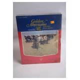 Sealed Golden Americana 1000 Piece Deluxe Puzzle - An Old Time Plains Fight