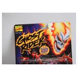 Ghost Rider Zarathos Action Figure with Flame Glow and Comic Book