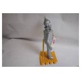 Vintage Wizard of Oz Tin Man Figure with Heart Clock