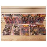 Lot od 10 Cyber Force, Cyberella, Cable, Cannonball