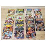 Lot of Cable, Battlestar Galactica, Ultra Girl, Big Bang, X-men Comic Books