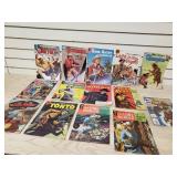 Lot of Iron Man, Gunsmoke, Daniel Boone, Zorro, Lone Ranger, Tonto and more Comic Books