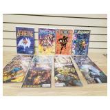 Lot of Back Lash, Azrael, Aqua Man, Avengelyne Comic Books