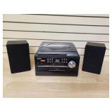 Jensen3 Speed Stereo Turntable Music System with CD, Cassette and AM/FM Radio