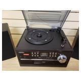 Jensen3 Speed Stereo Turntable Music System with CD, Cassette and AM/FM Radio