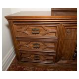 Bassett Furniture Vintage Dresser and Mirror