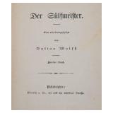 Antique German Book Set – 4 Vintage Books, Including a German Bible