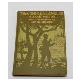 Antique The Compleat Angler by Izaak Walton – Circa 1919 with Color Illustrations