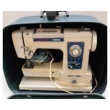 Pacesetter XL702 by Brother Vintage Sewing Machine with Case & Extender Plate