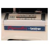 Pacesetter XL702 by Brother Vintage Sewing Machine with Case & Extender Plate